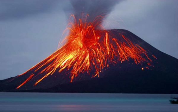 Stromboli by night